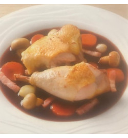 Coq au vin, le kilo