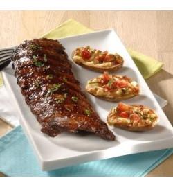 Ribs de boeuf cuit bbq...