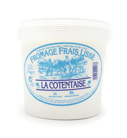 Fromage blanc 20% 1kg, le pot