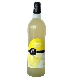 Sirop de citron, la bouteille