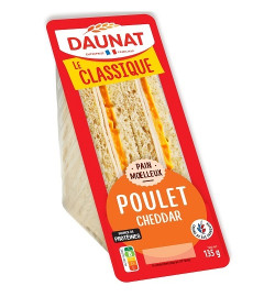 Triangle poulet / cheddar,...