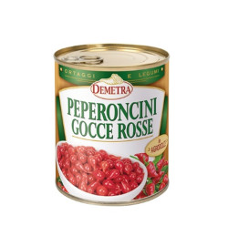 Gouttes de piments rouges...