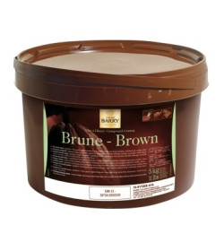 Pate à glacer brune, le seau