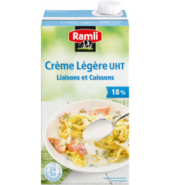 Creme liquide 18%, le litre