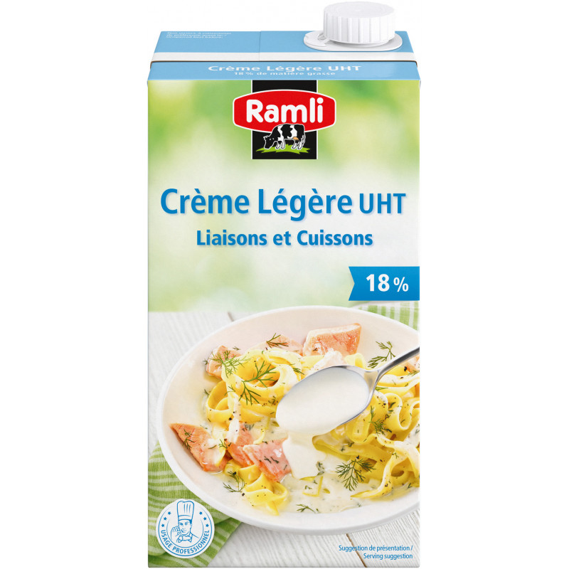 Creme liquide 18%, le litre