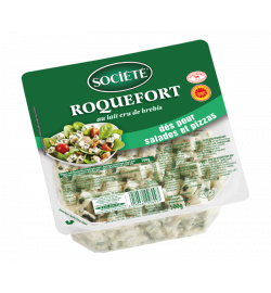 Roquefort en dés, la barquette