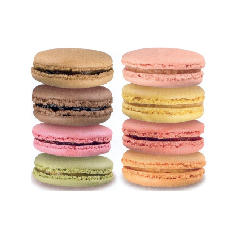 Monoprix Gourmet Macarons dégustation, pâtisserie surgelée - La boite de  12, 154g : : Epicerie