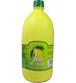 Jus citron, la bouteille