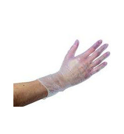 Gants vinyl Taille L, le lot