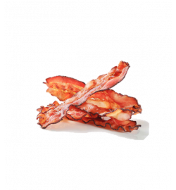 Bacon roti tranche, le colis