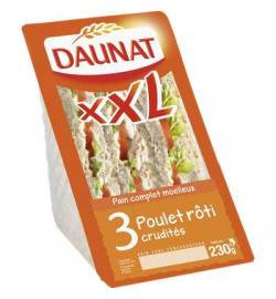 XXL poulet roti / crudites,...