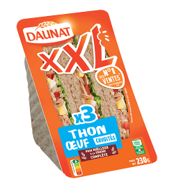 XXL thon / oeuf /crudites,...