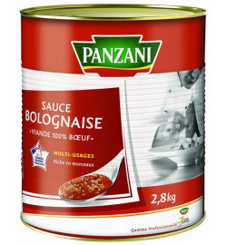 Sauce bolognaise, la boite