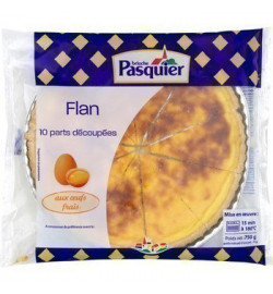 Flan x10 surgele, la tarte