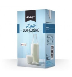 Lait UHT 1/2 ecreme...