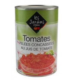 Tomate concassé, la boite