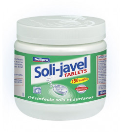 Javel pastilles, la boite