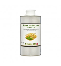 Huile de sésame 50cl - Huilerie GID - Épicerie 