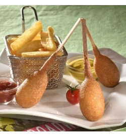 Corn dogs, le colis