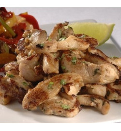 Poulet marine fajitas...