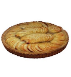 Tarte pomme, la piece